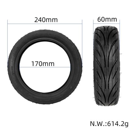 60/65-6,9x  külső gumi (tubeless) / Yuanxing 10"/ Segway G2 Max hátsó