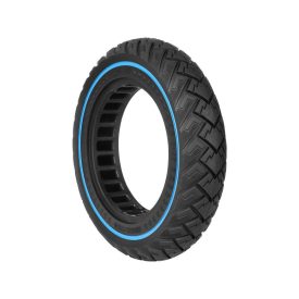    10x2,125 off-road  tömör gumi kék csíkkal (ID 141mm & slot 36mm)