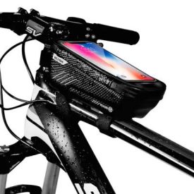   Bicycle holder / front beam bag touch screen with zipper WILDMAN E2 1L 4 "- 7"