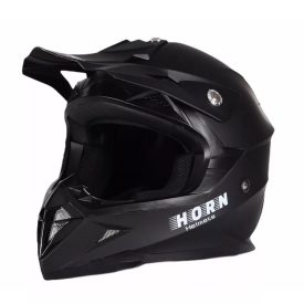 Gyerek Cross sisak Matt -fekete piros S méret