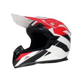 Cross Bukósisak Fehér -piros