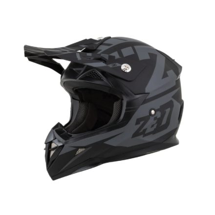 Cross gyerek bukósisak (matt fekete- szürke)  ZED- M méret