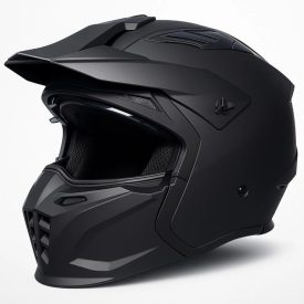   Horn Multi -X Levehető állrészes bukósisak napszemüveggel Matt fekete M